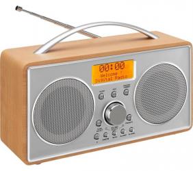 LOGIK L55DAB15 Portable DAB FM Clock Radio
